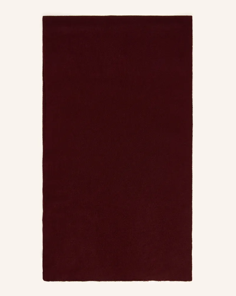 Strokesman's Cashmere-Schal rot Dunkelrot