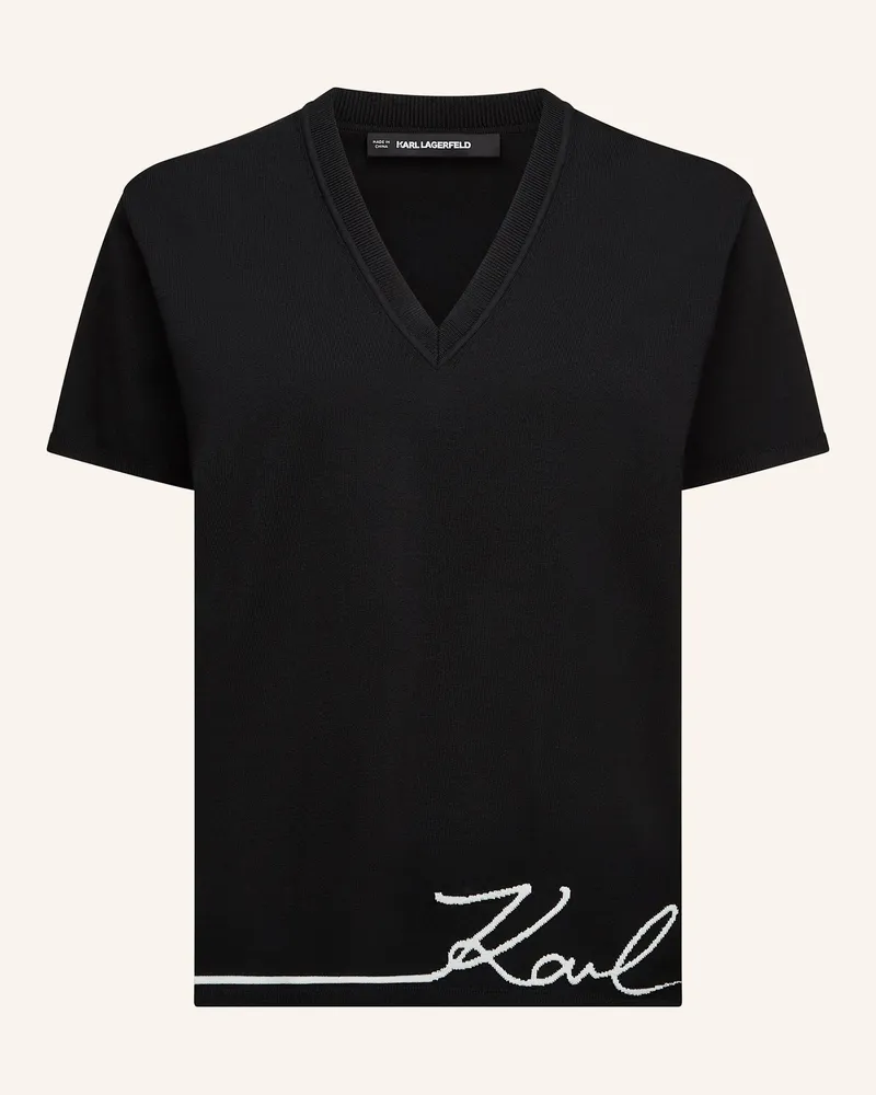 Karl Lagerfeld Top schwarz Schwarz