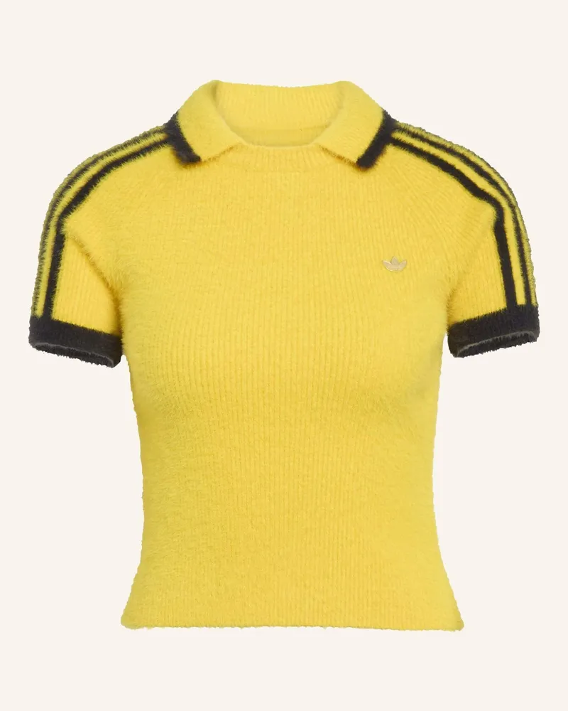 adidas KNITTED CALI T-SHIRT Gelb