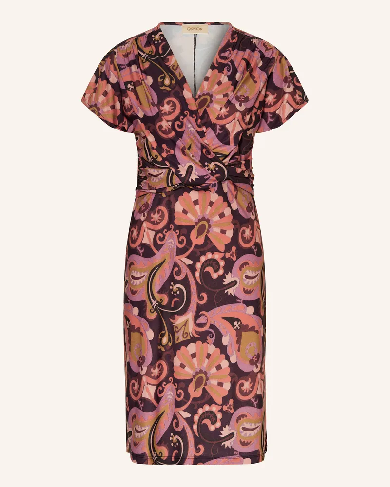 Cartoon Kleid Dunkellila