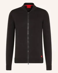 HUGO BOSS Strickjacke SAN JAQUE Schwarz