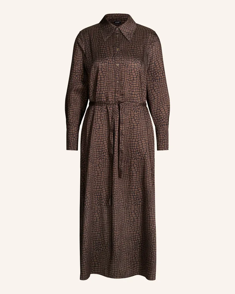 JOOP! Hemdblusenkleid Braun