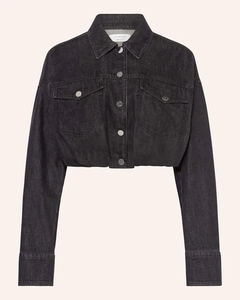 SPORTMAX Cropped-Jeansjacke SONDRIO Schwarz