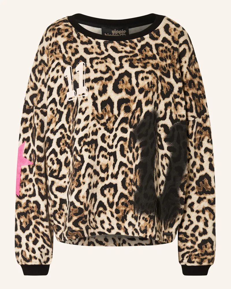 Yippie Hippie Oversized-Sweatshirt braun Hellbraun