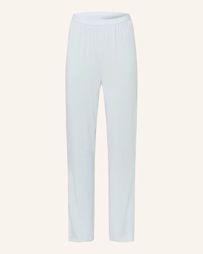 Calvin Klein Schlafhose Ultra Soft Modal blau Hellblau