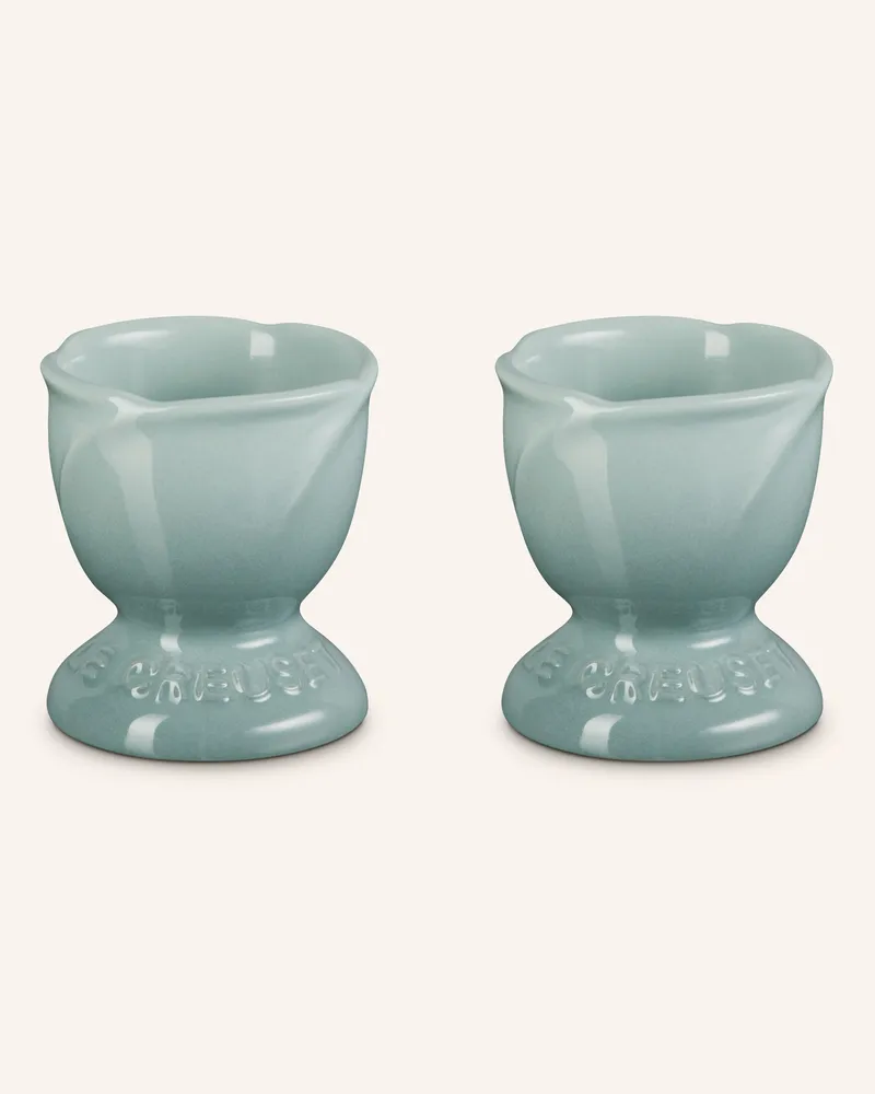 Le Creuset 2er-Set. Eierbecher JARDIN Sea