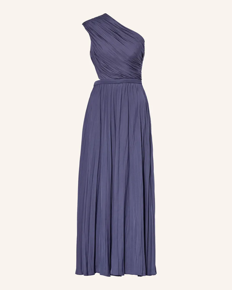 Maje Kleid Mit Cut-Out Und Plissees blau Dunkelblau