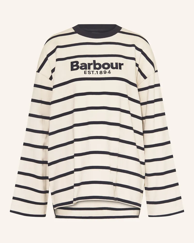 Barbour Oversized-Sweatshirt MAEVE Ecru