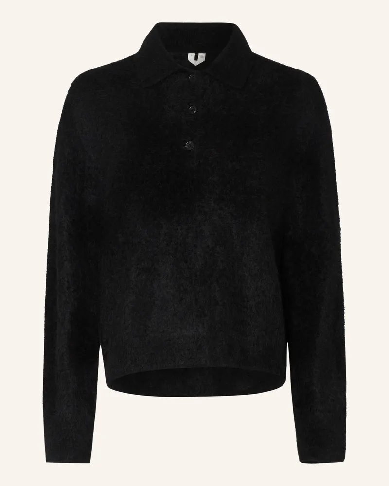Arket Strick-Poloshirt Aus Cashmere schwarz Schwarz