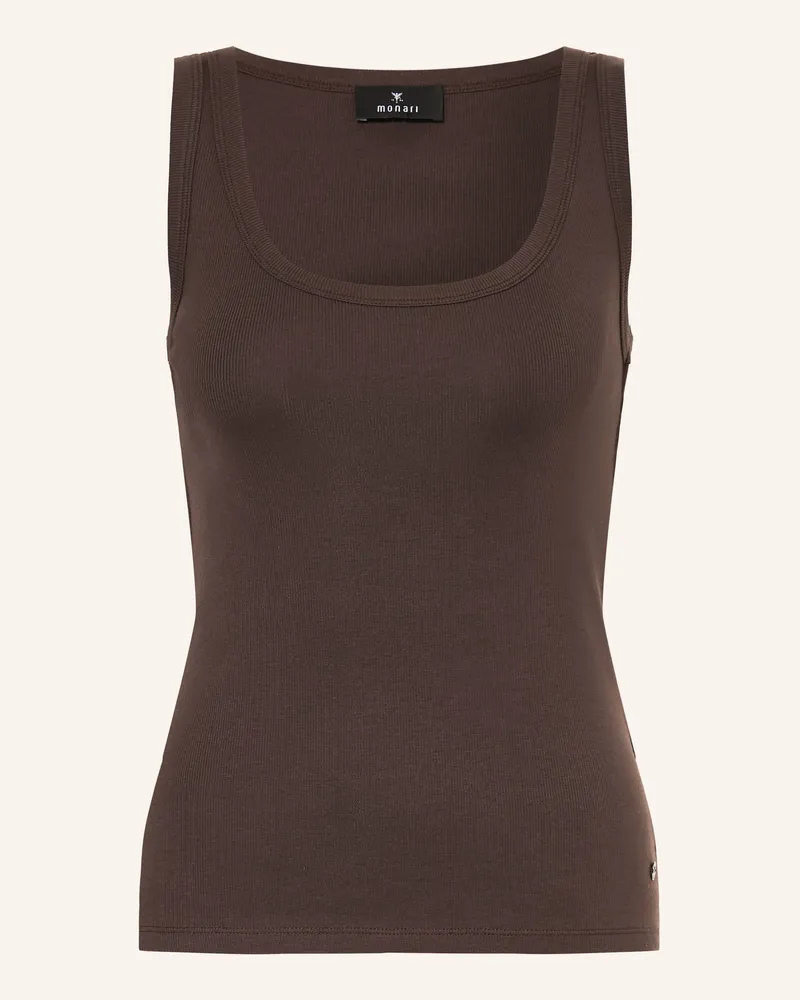 monari Top braun Dunkelbraun