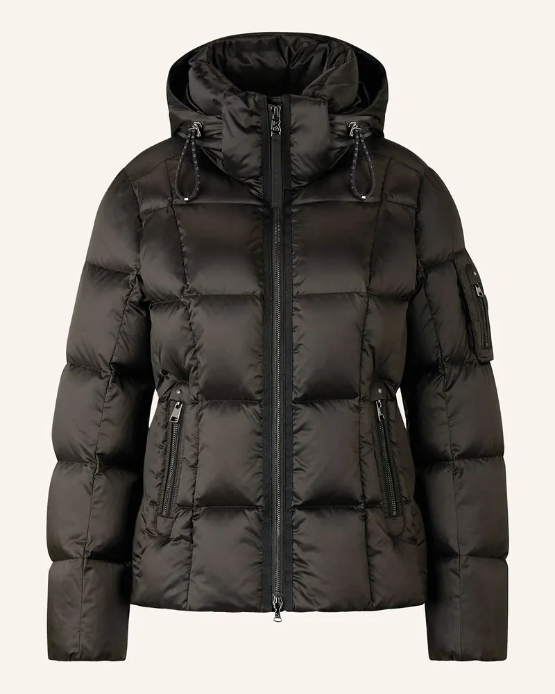 Bogner Daunenjacke FELINE-D1 abnehmbarer Kapuze Schwarz