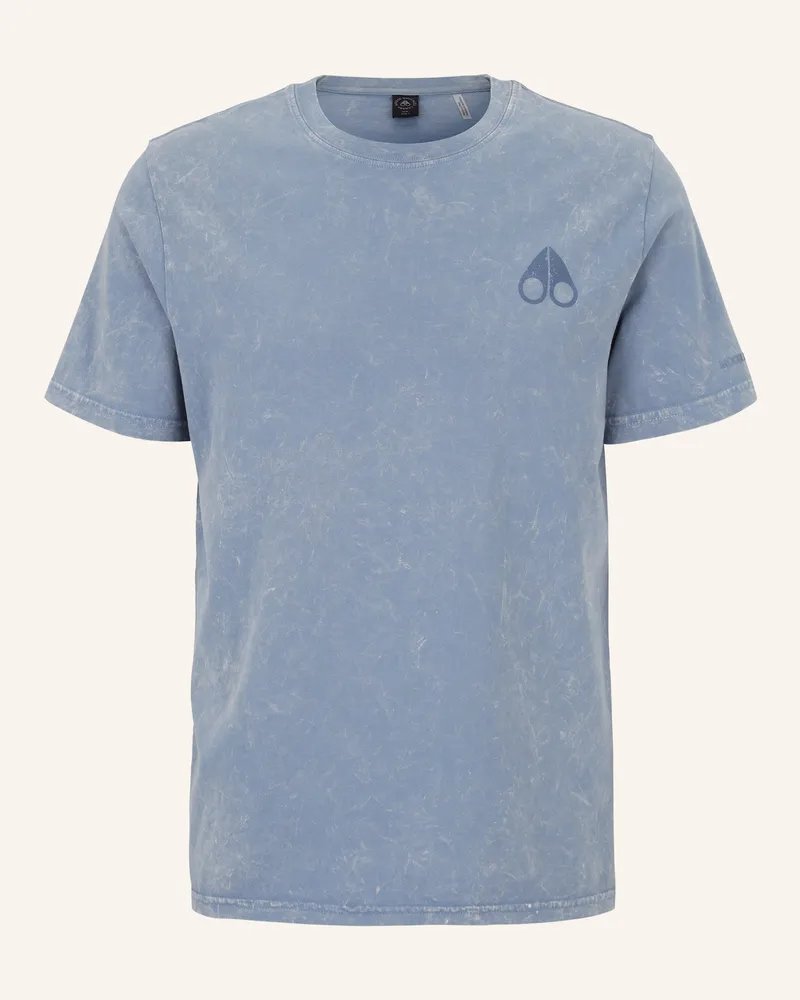 Moose Knuckles T-Shirt OFF ISLAND Blau