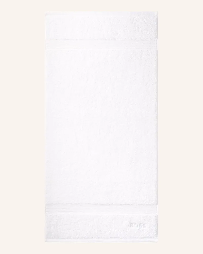 HUGO BOSS Handtuch Loft weiss Weiss