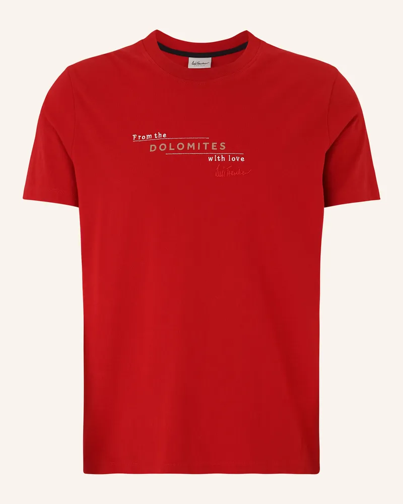 Luis Trenker T-Shirts DOLOMITICO Rot