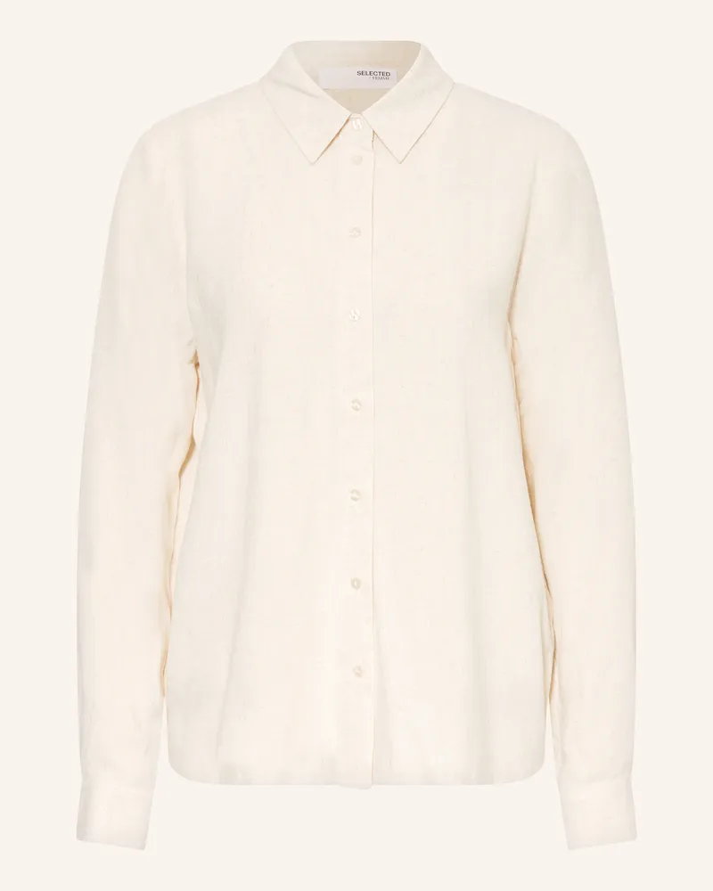 Selected Hemdbluse Creme