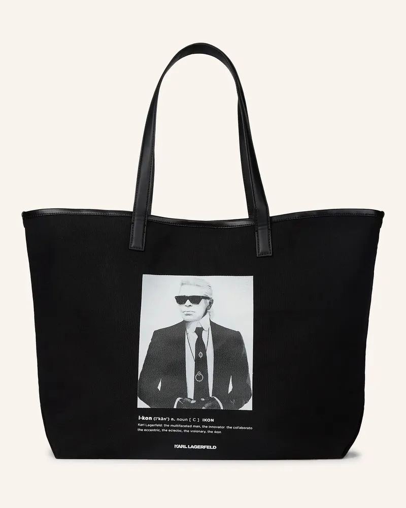 Karl Lagerfeld Shopper schwarz Schwarz