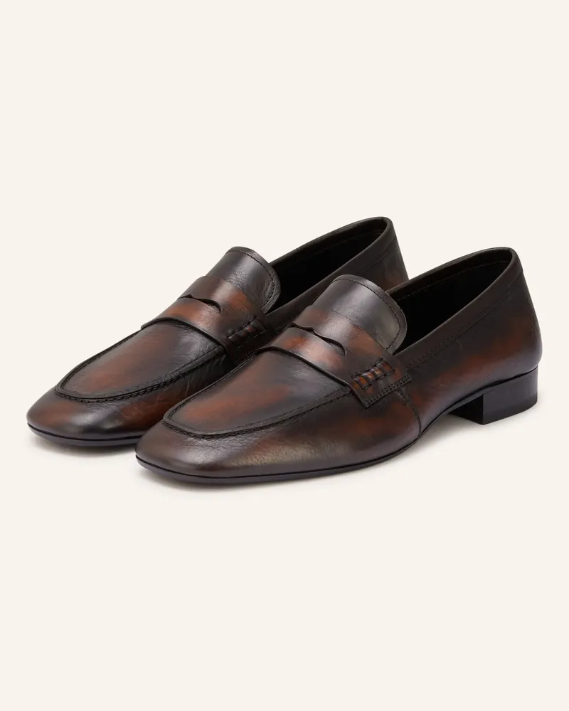 Dries van Noten Penny-Loafer braun Dunkelbraun
