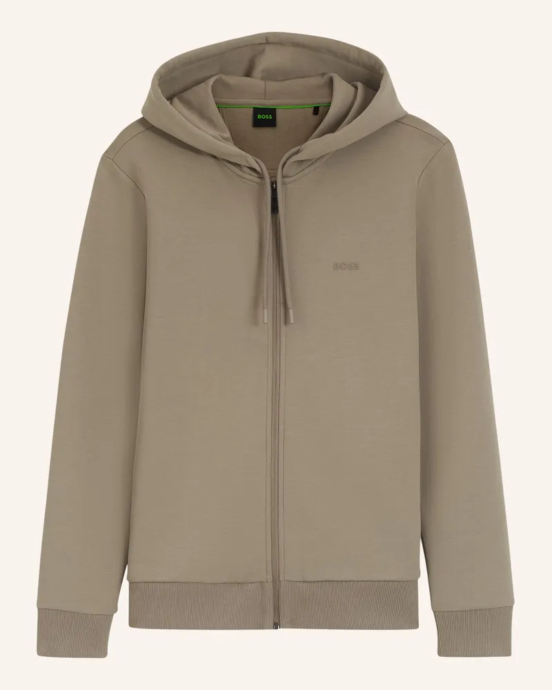 HUGO BOSS Sweatshirt Saggy Regular Fit gruen Hellgrün