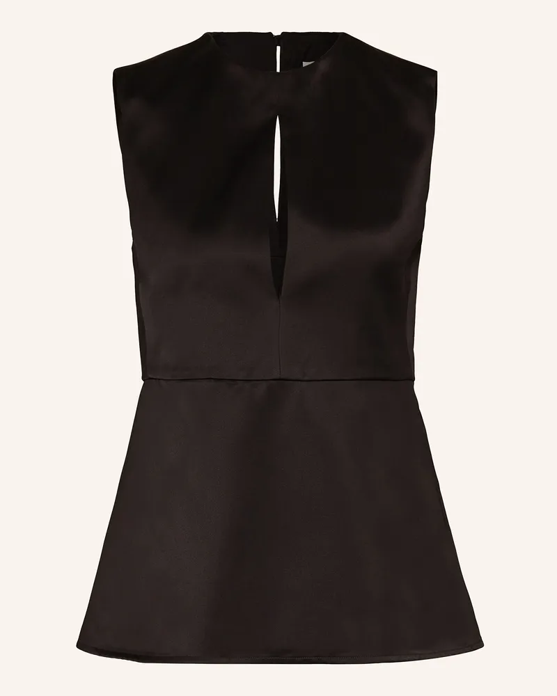 Jil Sander Top mit Cut-outs Schwarz