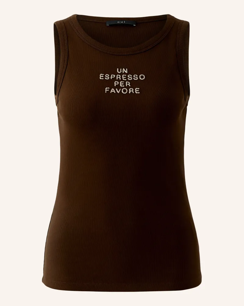 Oui  Top braun Braun