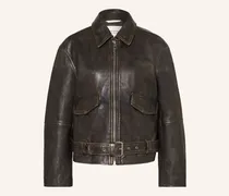Lederjacke