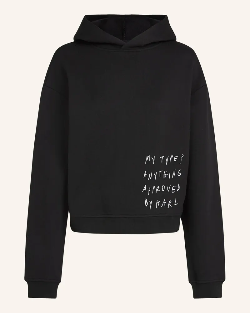 Karl Lagerfeld Hoodie schwarz Schwarz