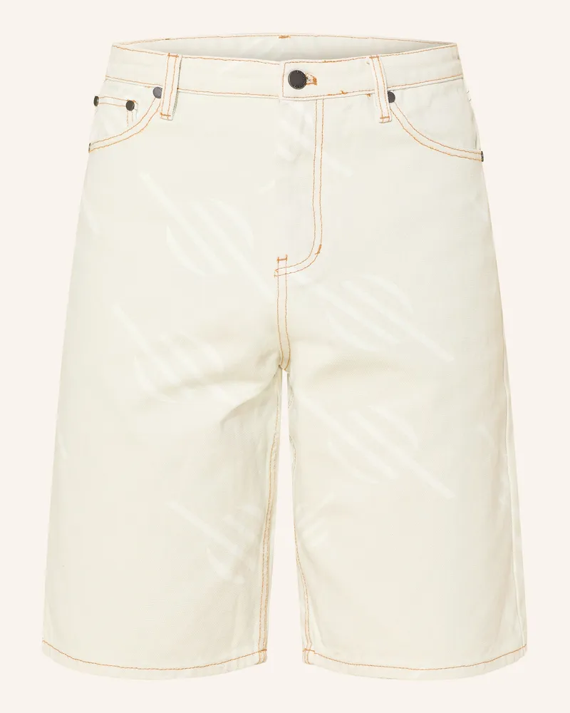 Daily Paper Jeansshorts Foggy Dew Relaxed Fit beige Foggy