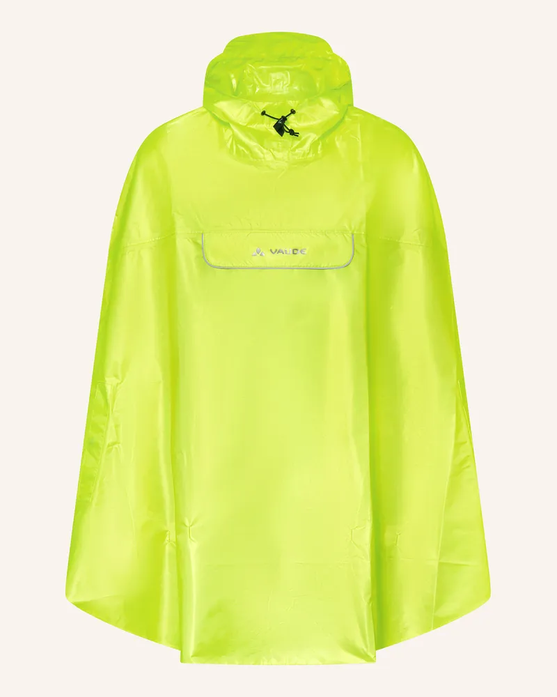 Vaude Regenponcho VALDIPINO Neongelb