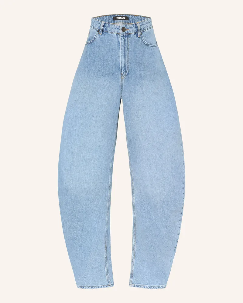ROTATE Birger Christensen Barrel Jeans blau Hellblau