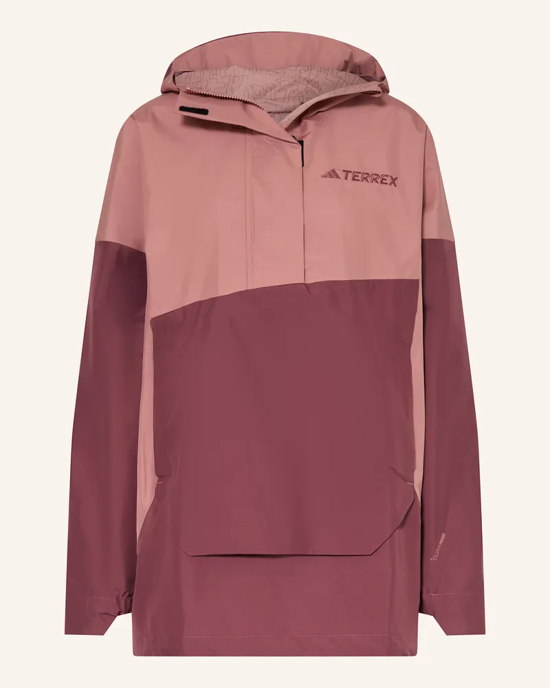 adidas Hardshell-Jacke TERREX XPLORIC 2.5 LAYER CLIMAPROOF Altrosa