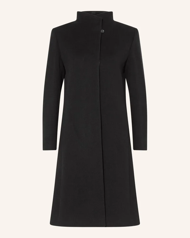 Cinzia Rocca Wollmantel schwarz Schwarz