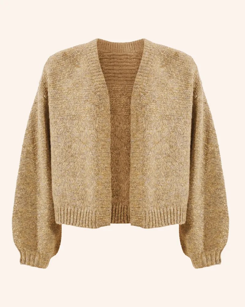 ADLYSH Oversized Cardigan Mit Wolle braun Braun