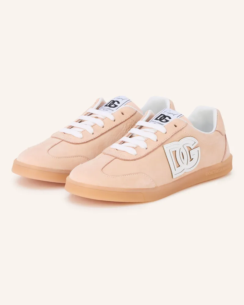 Dolce & Gabbana Sneaker rosa Hellorange