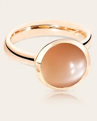 TAMARA COMOLLI Ring RING BOUTON LARGE MOONSTONE BROWN aus 18K Rosegold