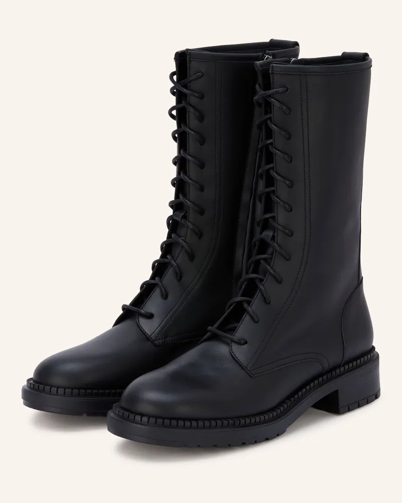 Casadei Schnürboots Symphony schwarz Schwarz