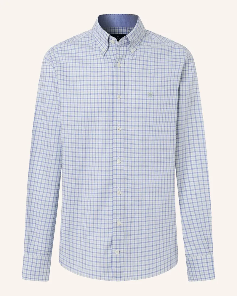 Hackett Freizeithemd Three Color Gingham gruen Grün