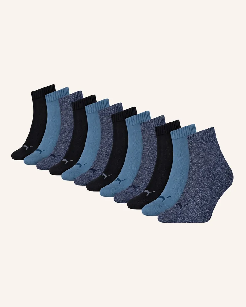 Puma Socken Quarter 12-Pack blau Blau