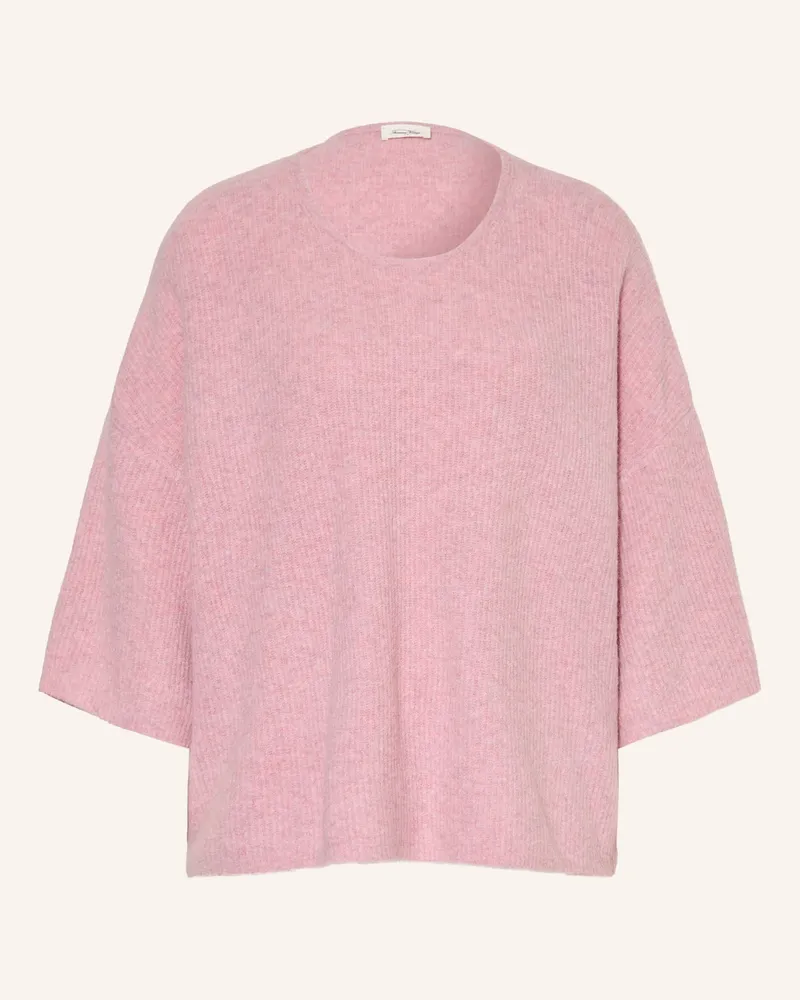 American Vintage Pullover Damsville Mit 3/4-Arm rosa Rosa