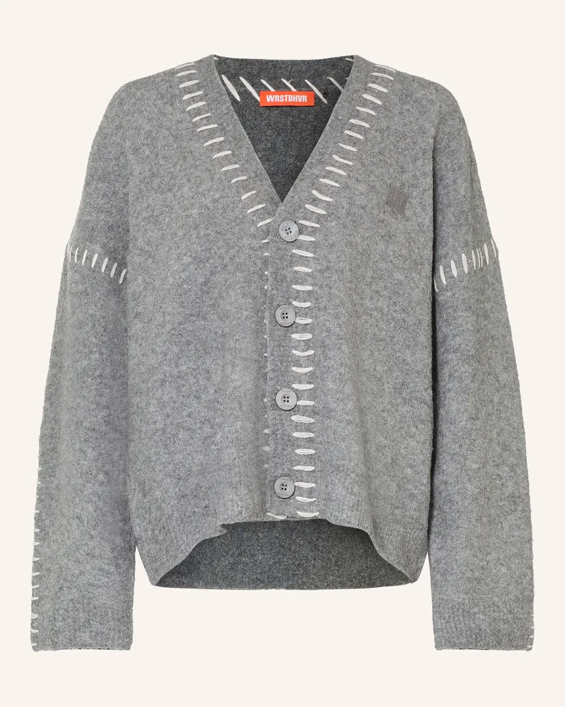 WRSTBHVR Strickjacke Risso grau Grau
