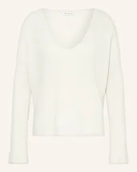 Mrs & HUGS Pullover mit Cashmere Weiss