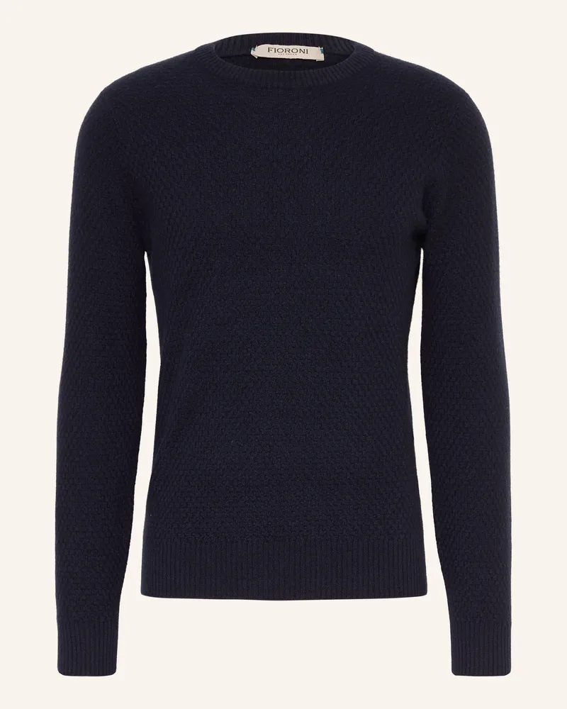 FIORONI Cashmere-Pullover blau Dunkelblau