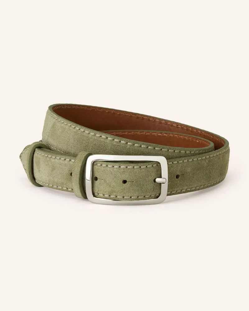 Reptile's House Ledergürtel Oliv