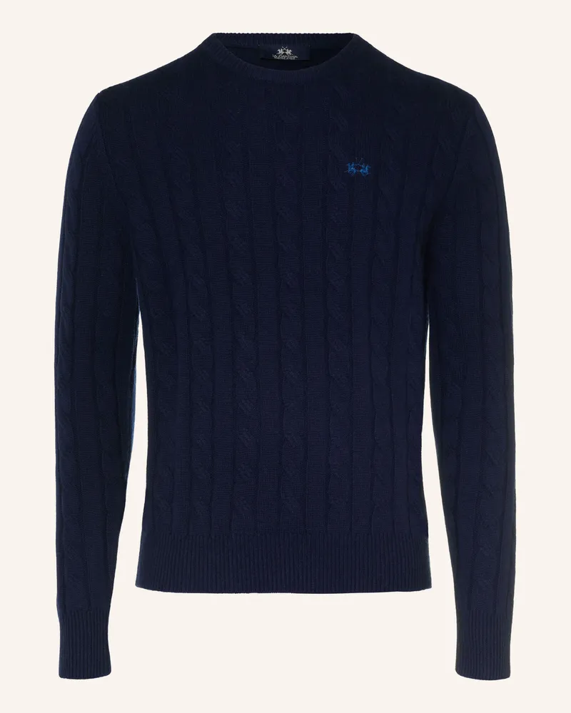 La Martina Pullover blau Dunkelblau