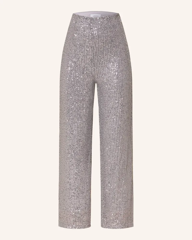 Darling Harbour Marlenehose Mit Pailletten grau Grey