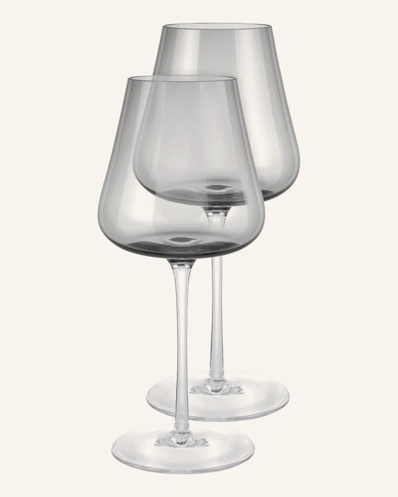 Blomus 2er-Set Weingläser Belo grau Grau