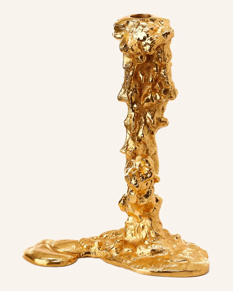 POLSPOTTEN Kerzenhalter Drip L gold Gold