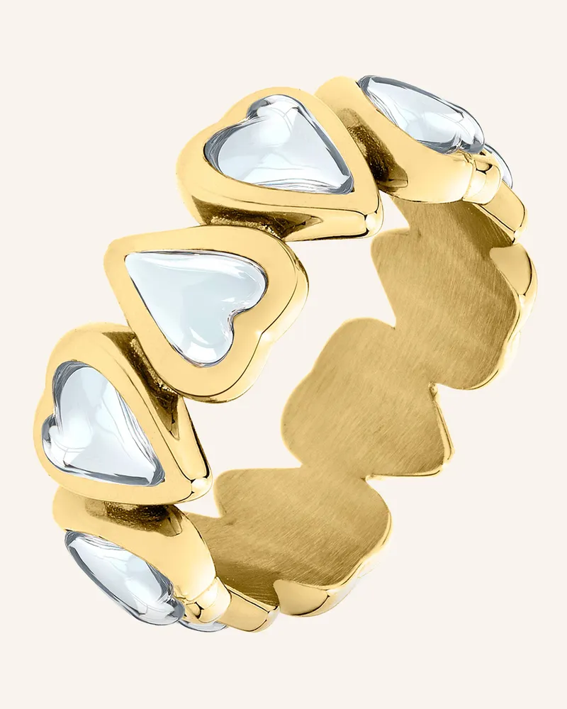 Liebeskind Ring  Aus  Edelstahl gold Gold