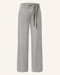 Herno Marlenehose aus Satin Grau