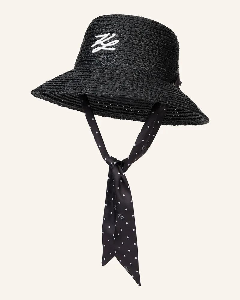 Karl Lagerfeld Hut schwarz Schwarz