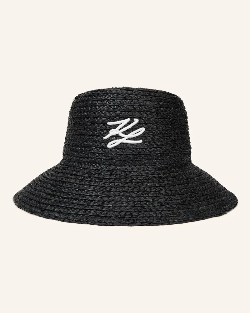Karl Lagerfeld Hut schwarz Schwarz